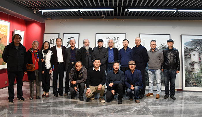艺术大家江文湛、郭全忠欢聚西安天然汇艺术馆