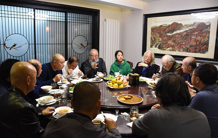 艺术大家江文湛、郭全忠欢聚西安天然汇艺术馆