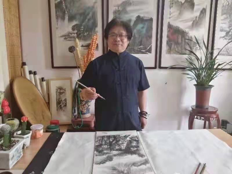 葛建中2021最新水墨山水画