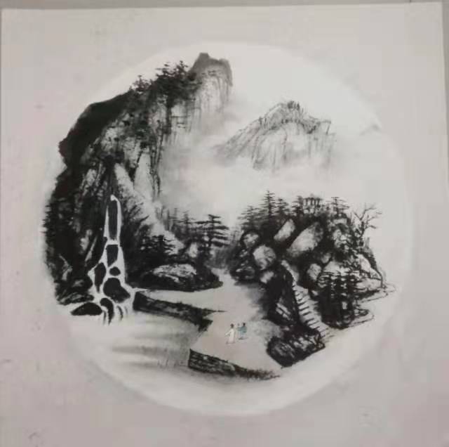 葛建中2021最新水墨山水画