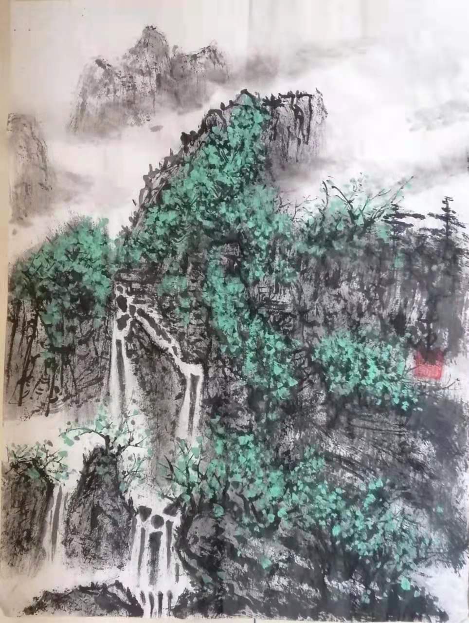 葛建中2021最新水墨山水画