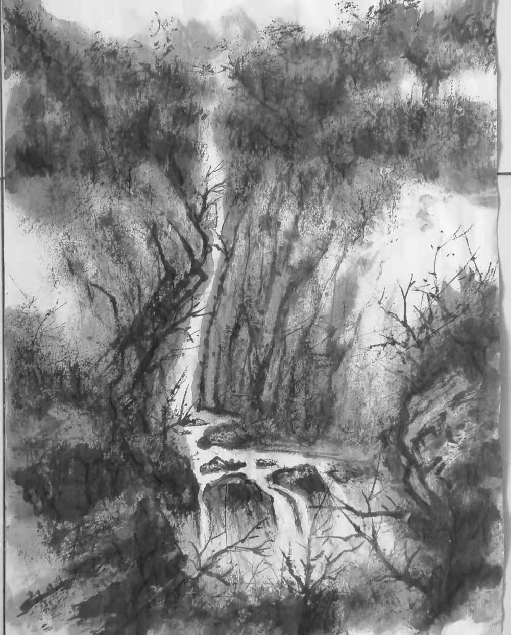 葛建中2021最新水墨山水画