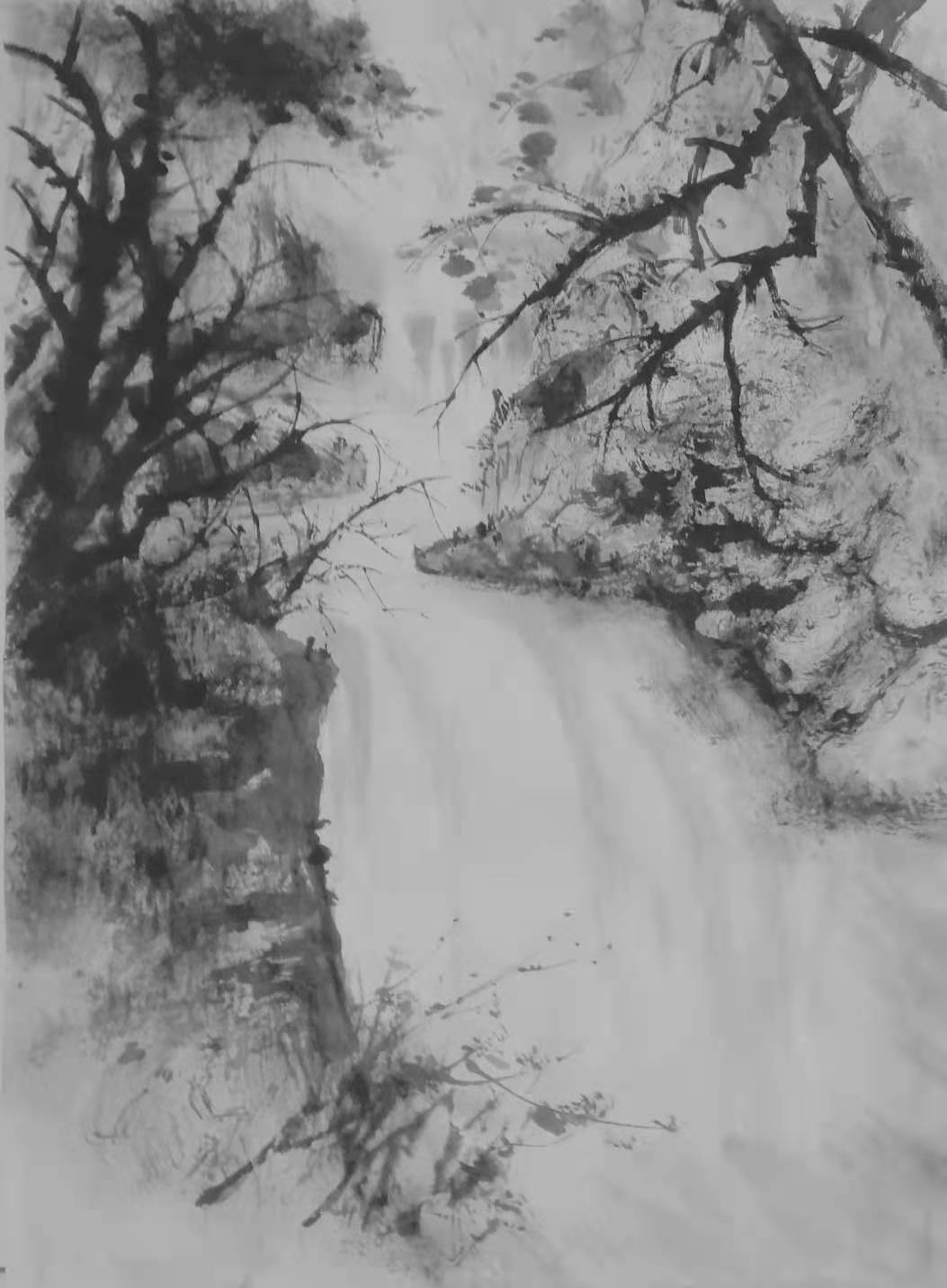 葛建中2021最新水墨山水画