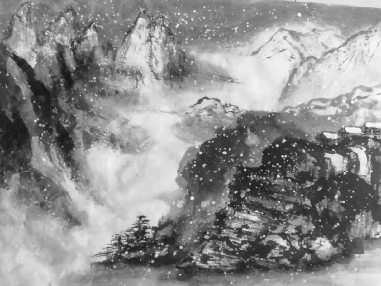 葛建中2021最新水墨山水画