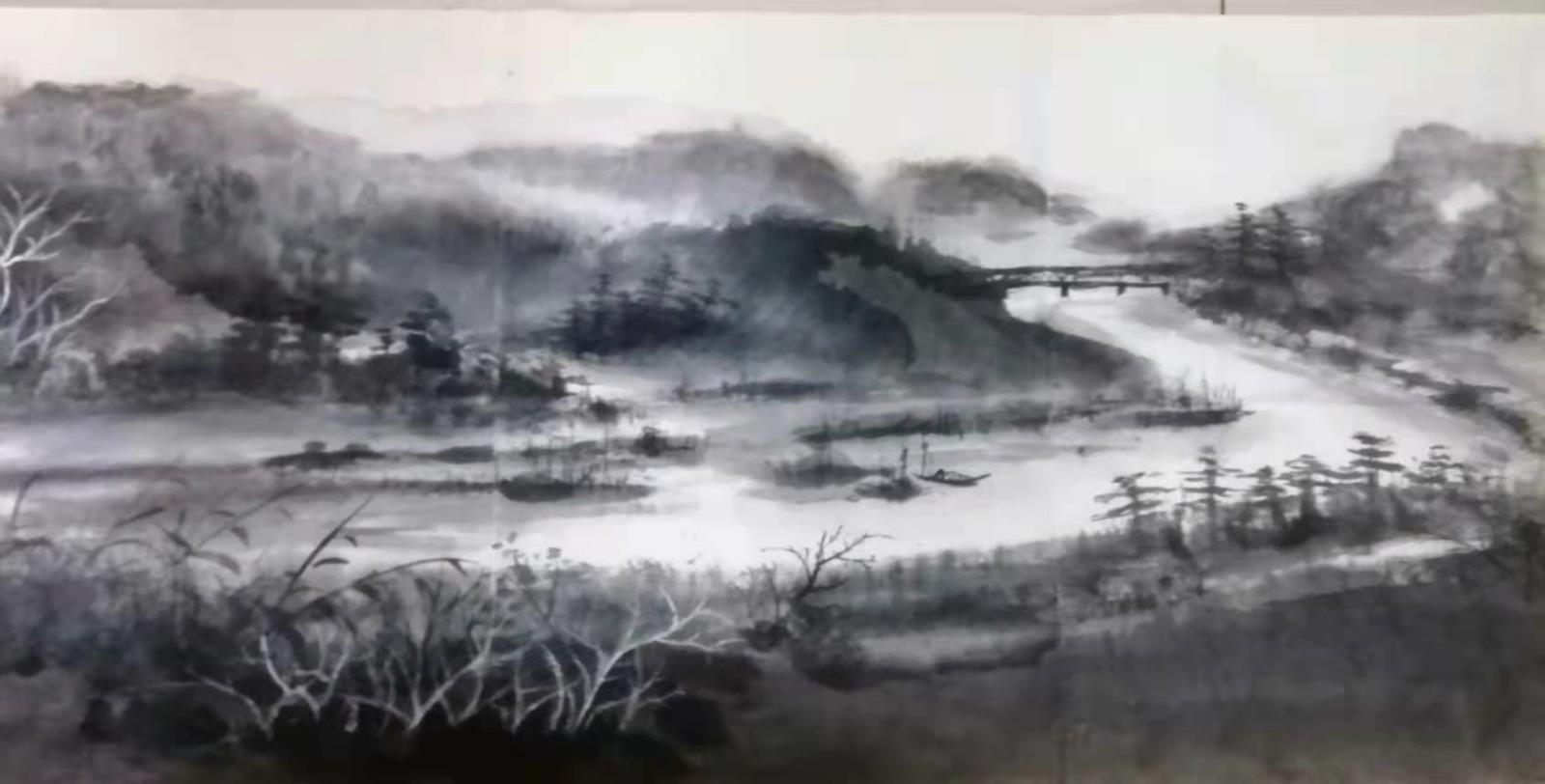 葛建中2021最新水墨山水画