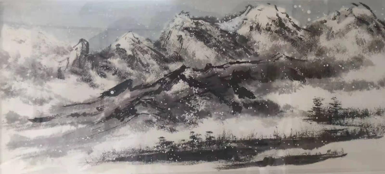 葛建中2021最新水墨山水画