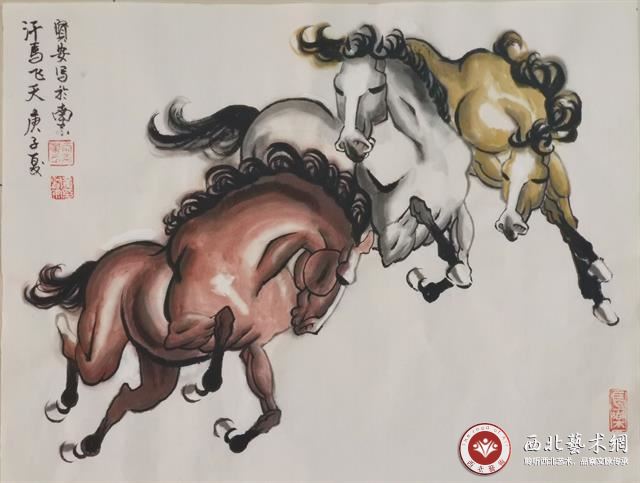 当代画马名家黄贤安