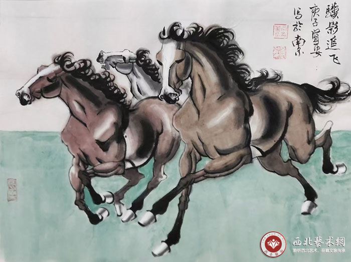 当代画马名家黄贤安